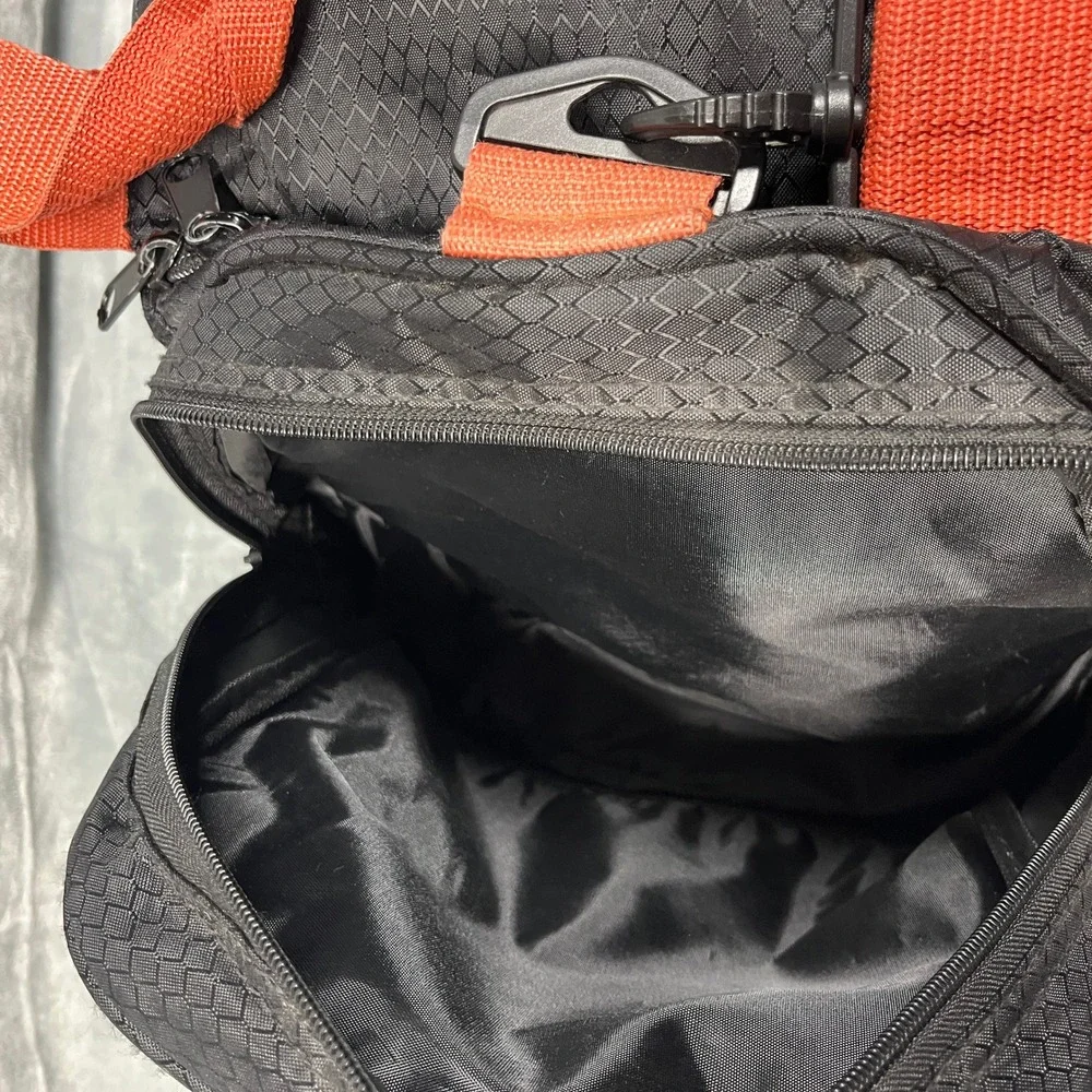 Roper Duffel Bag Large Black Orange Wear The West Western Travel Gym